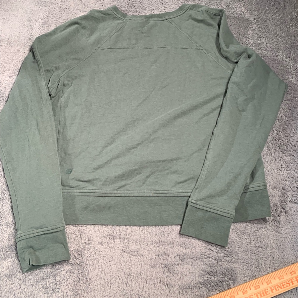 Lululemon Green Sweatshirt pullover - Picture 6 of 7